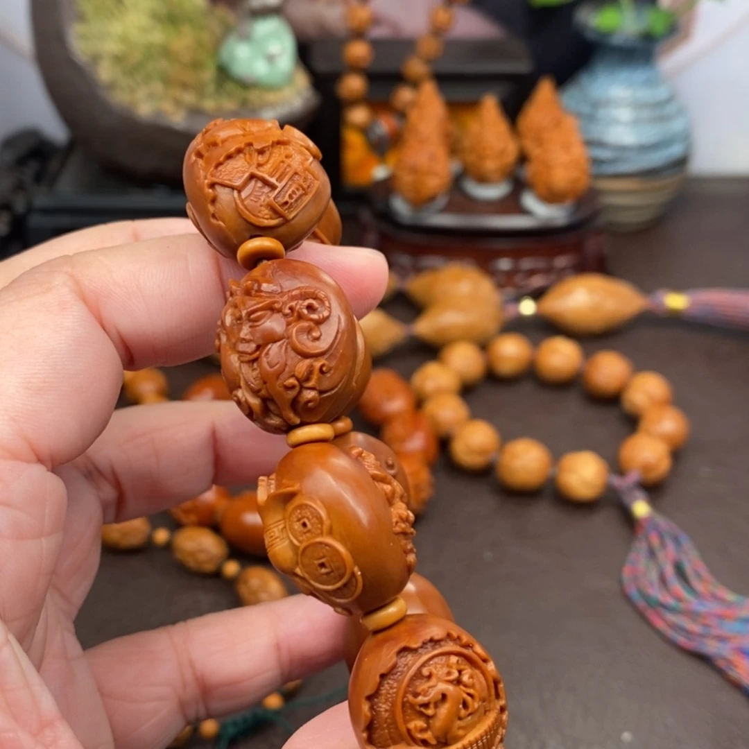 【闪购商品】橄榄核吊坠秦风汉韵