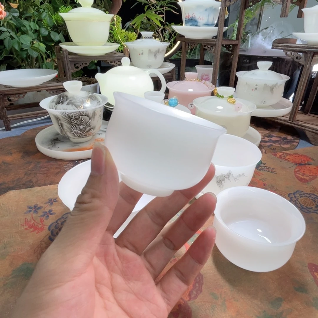 冰晶璞玉素烧布袋杯