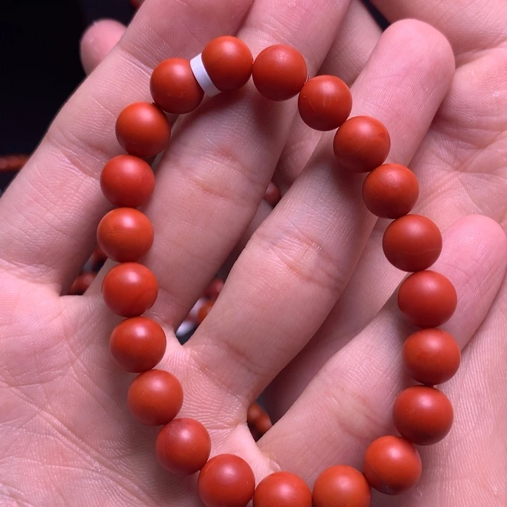 南红玛瑙9mm未镶嵌多样性发一件