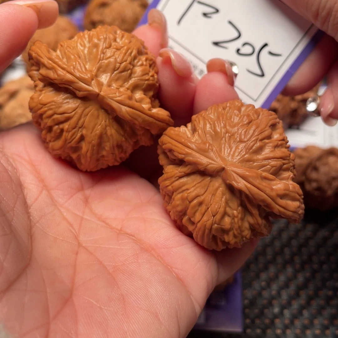 桃核把件205号白狮子44