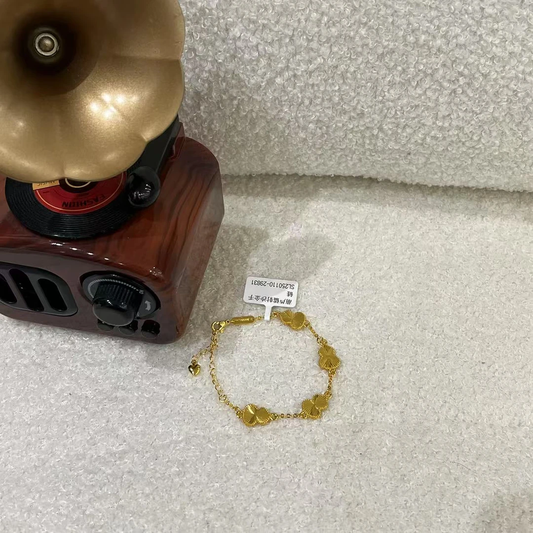 钛钢手链 轻奢高级感重工沙斤五花葫芦手链29831