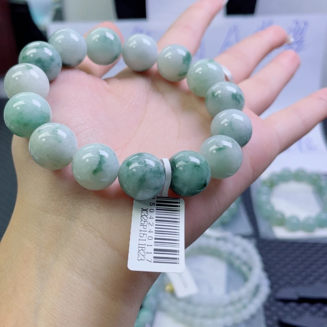 未镶嵌定制翡翠珠串