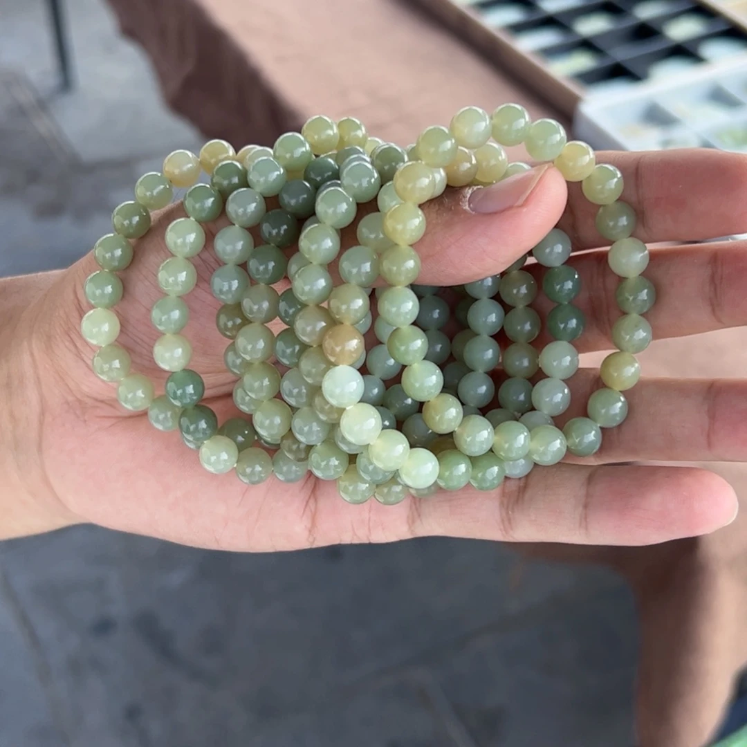 和田玉未镶嵌挂件拍一发一