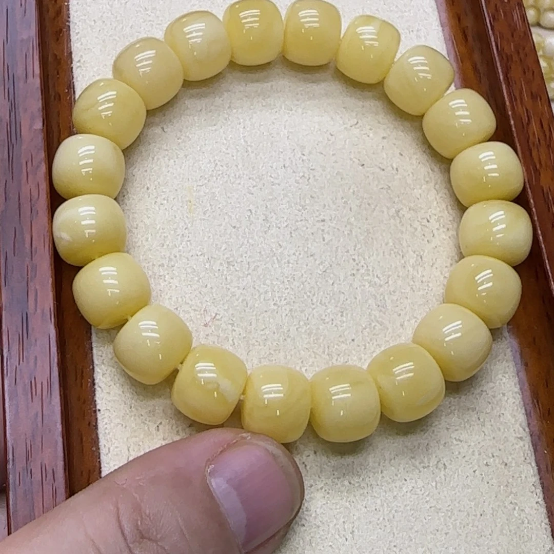 蜜蜡未镶嵌手链蜜蜡手串