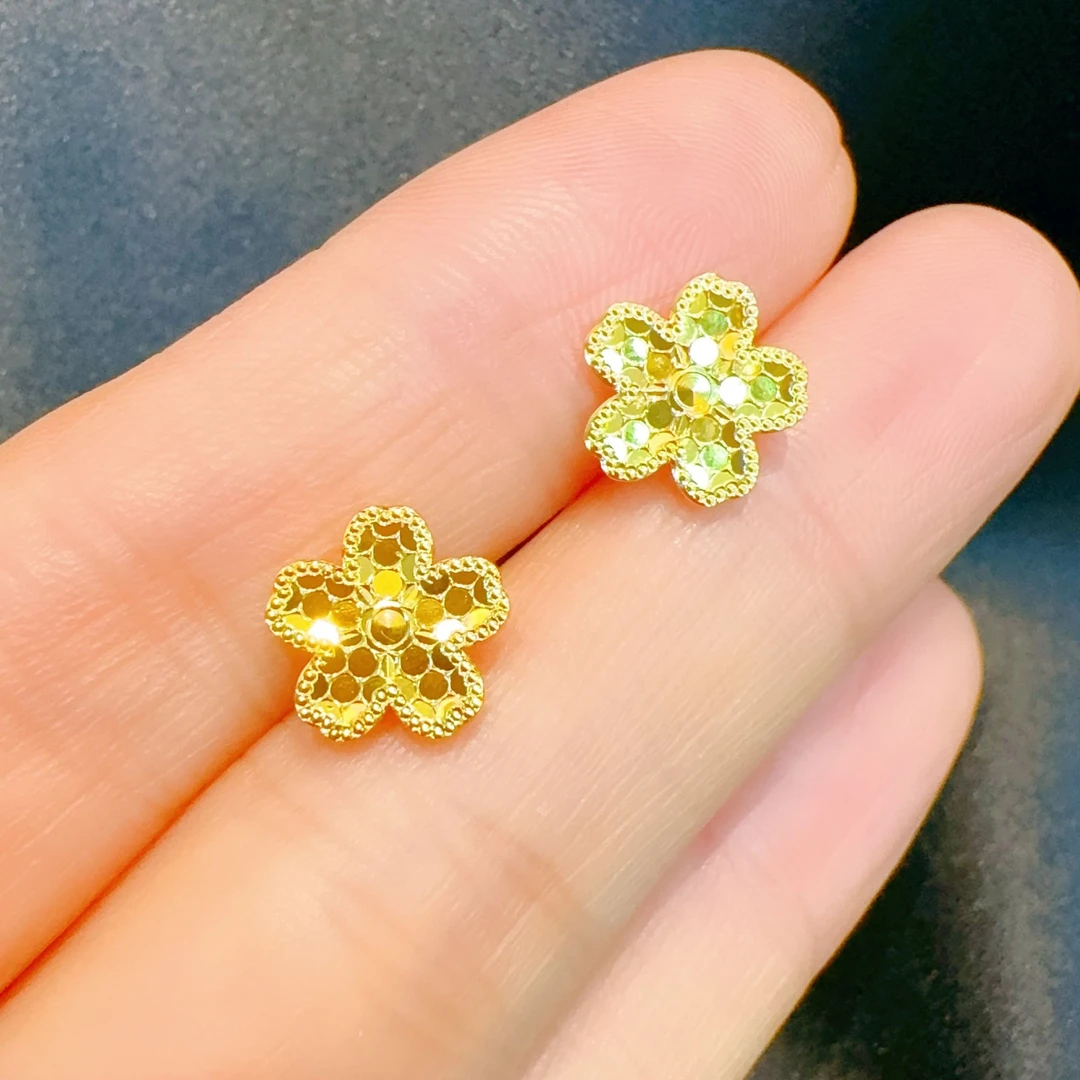 合金耳饰 CNC桃花耳饰