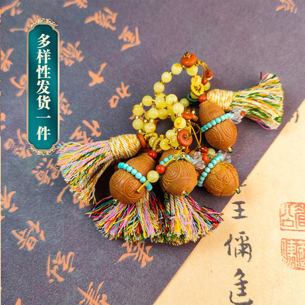 【品众珠宝】原创设计款福禄有余腰缠万贯小侧挂精品百搭手捻小配饰