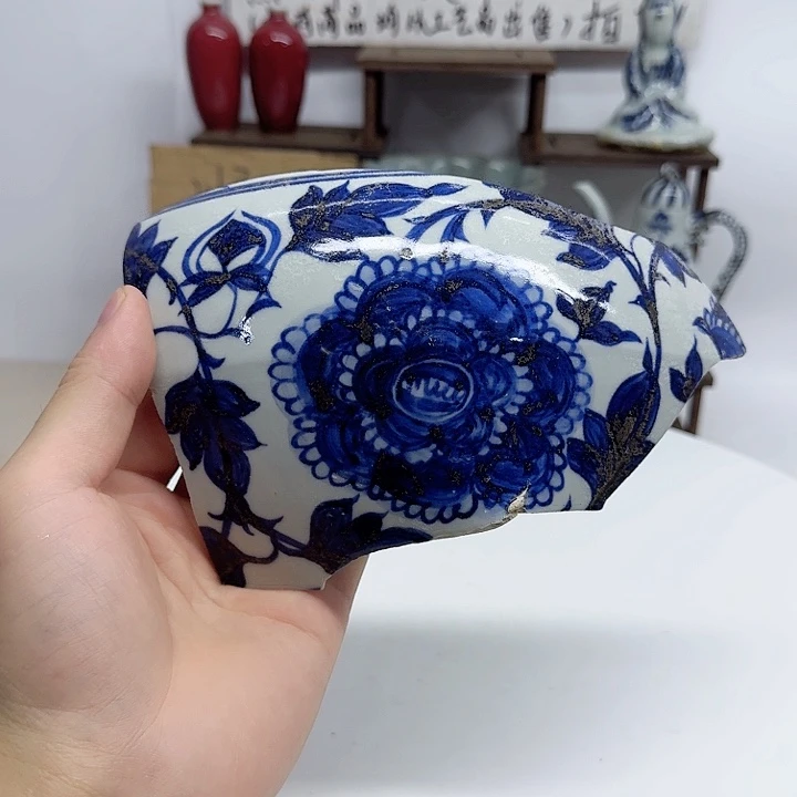 瓷片瓷片元青花顺丰到付