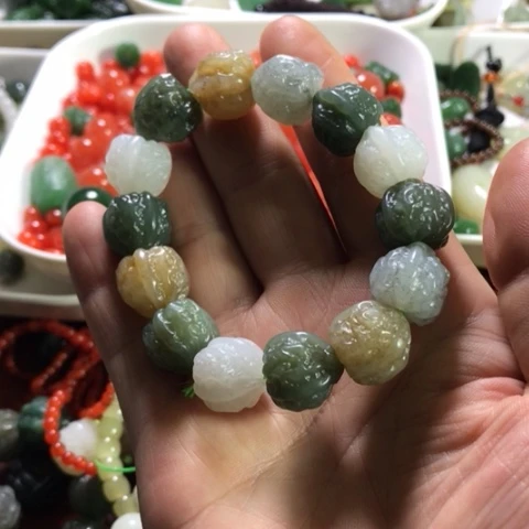 天然辰砂邱*娜手串手链现货