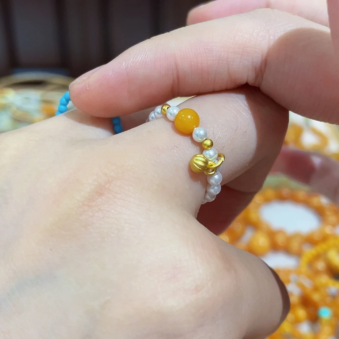 蜜蜡手链未镶嵌手串