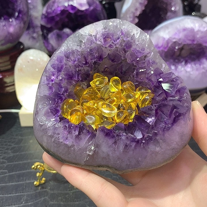 未镶嵌珠宝半成品紫晶