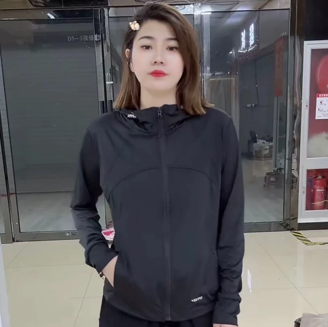 正品防晒冰丝速干2025女士夏季薄款外套妈妈户外女士长袖连帽上衣