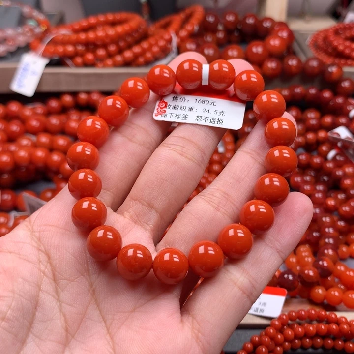 南红玛瑙未镶嵌手串