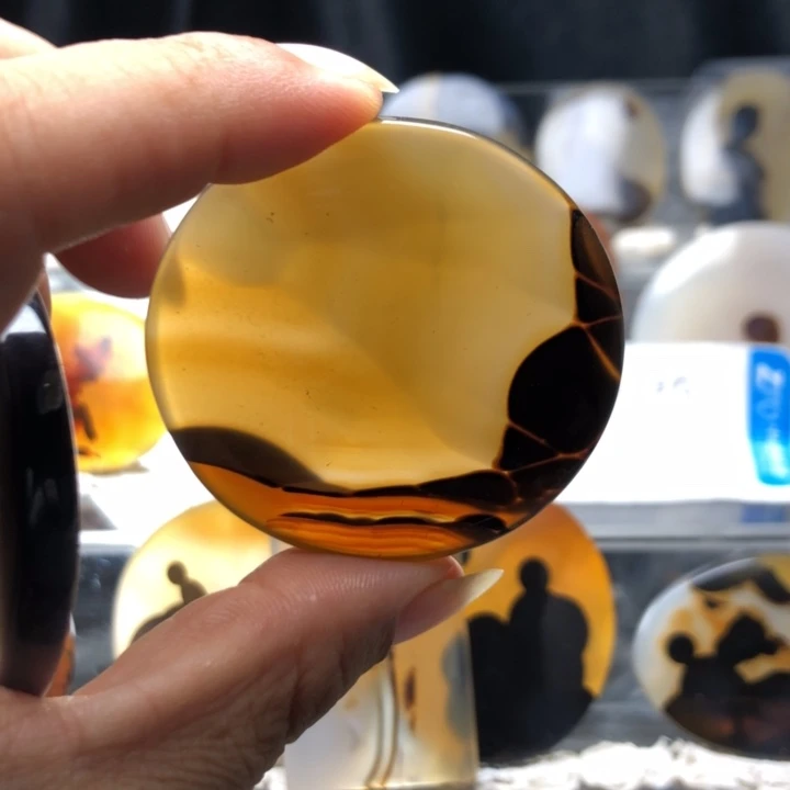 合金玛瑙/玉髓珠宝奇石38