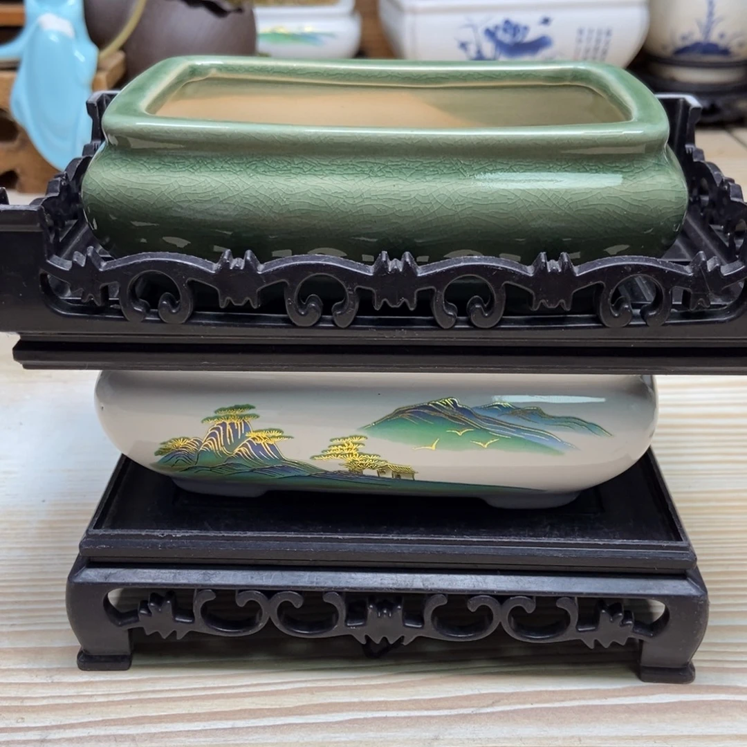 瓷片陶瓷花盆陶瓷艺术