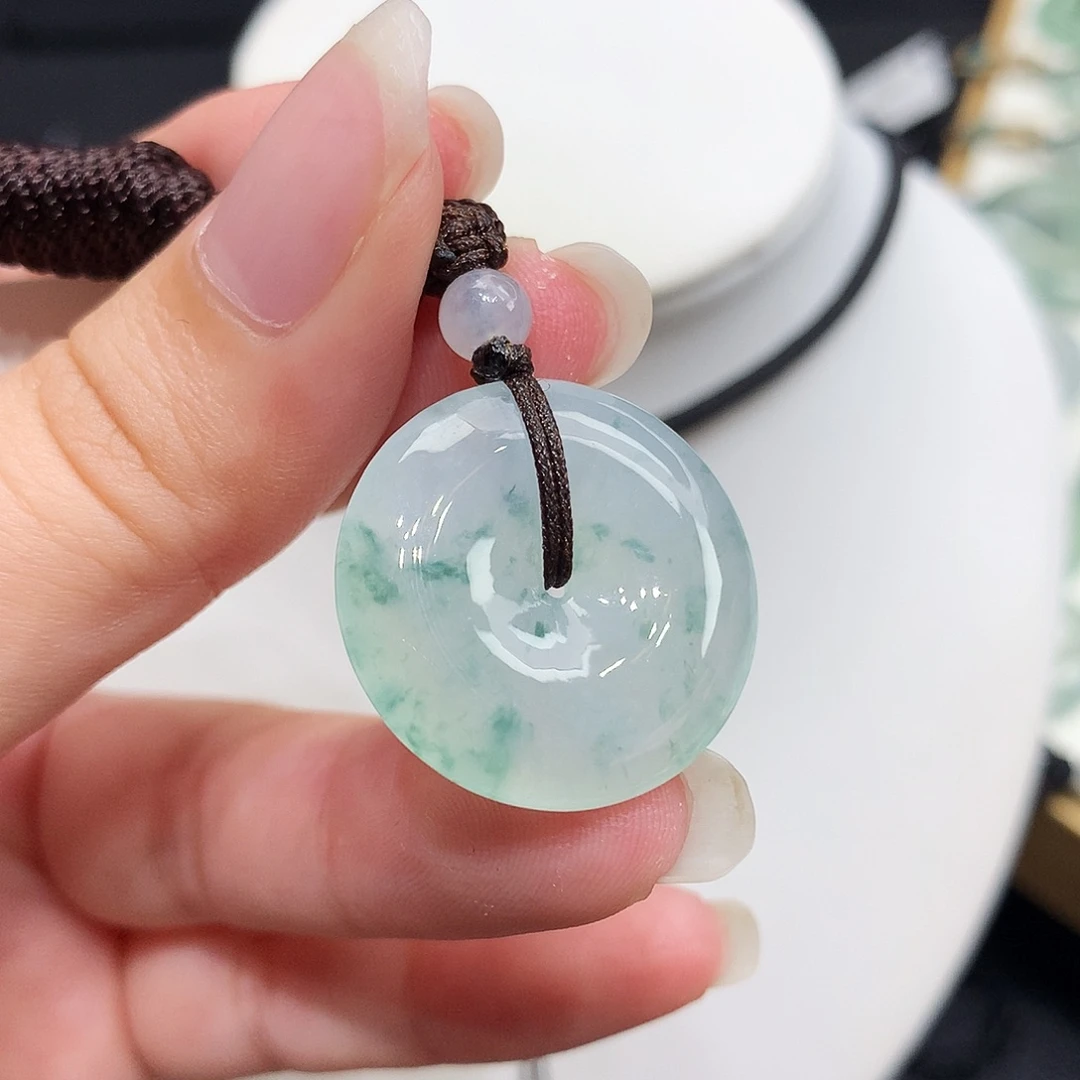 翡翠未镶嵌胸饰翡翠19，23.9/5.4