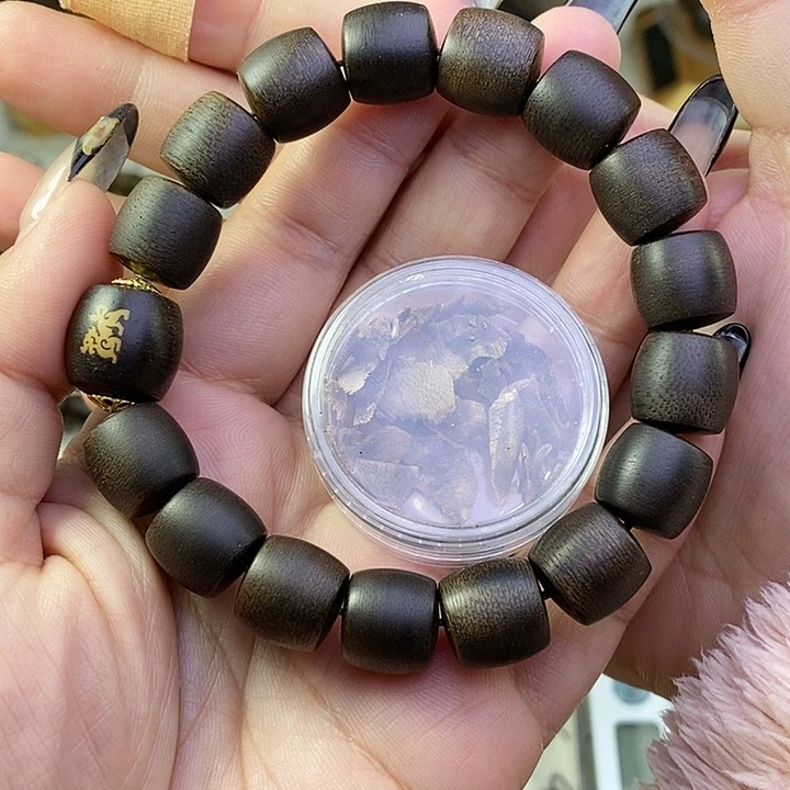 沉香沉香碎屑越南芽庄白棋楠1.2桶珠