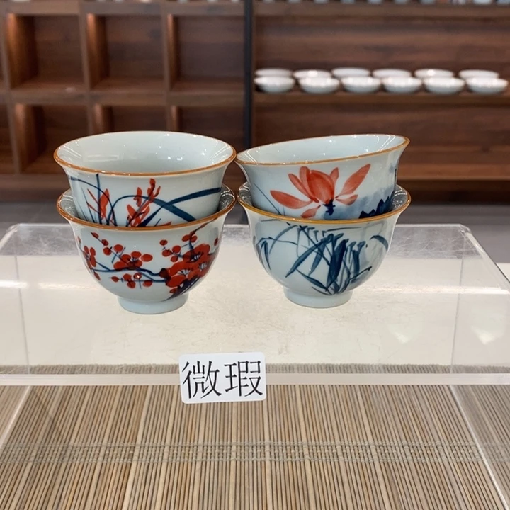 釉下老陶泥手工绘制