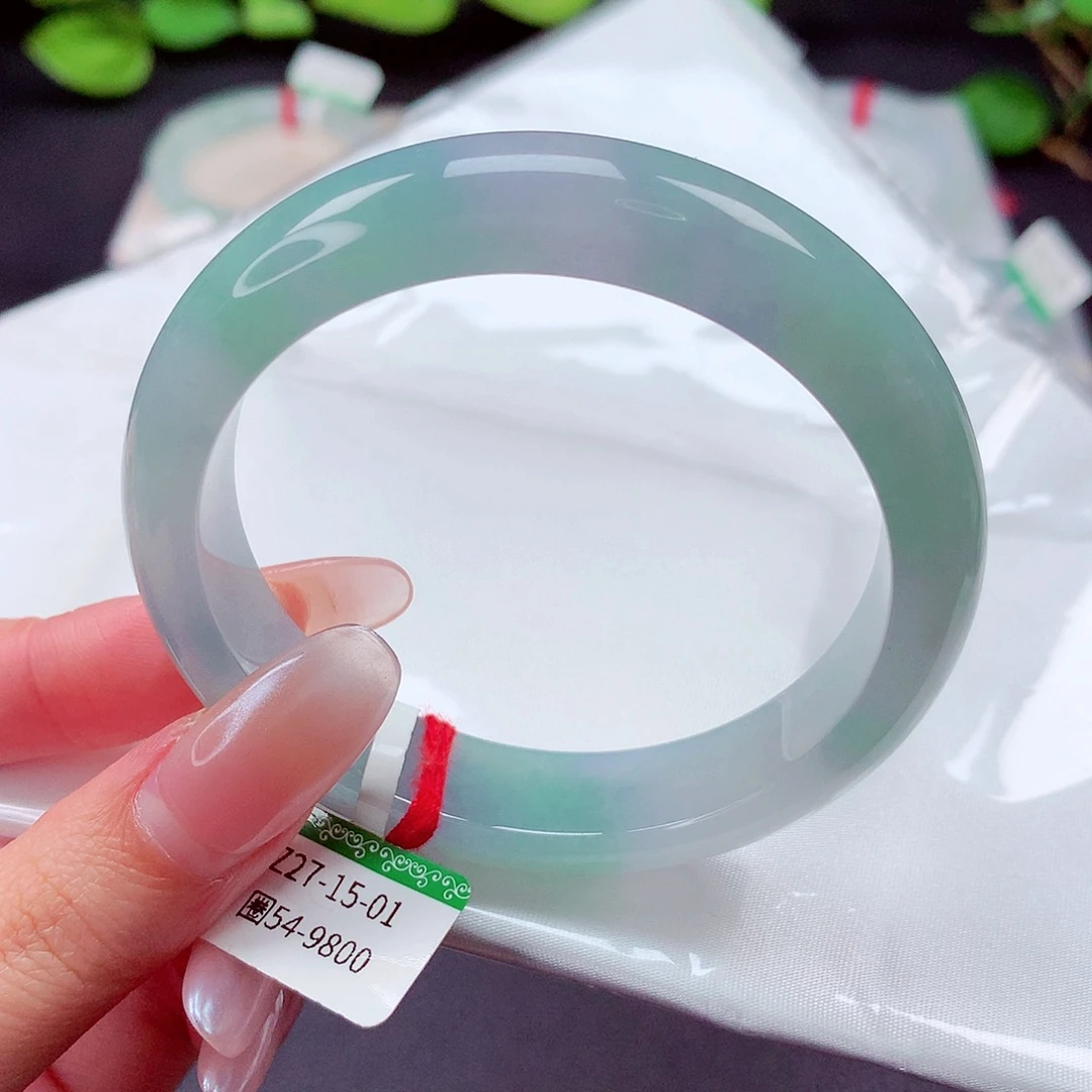 翡翠未镶嵌手镯缅甸天然a货翡翠手镯