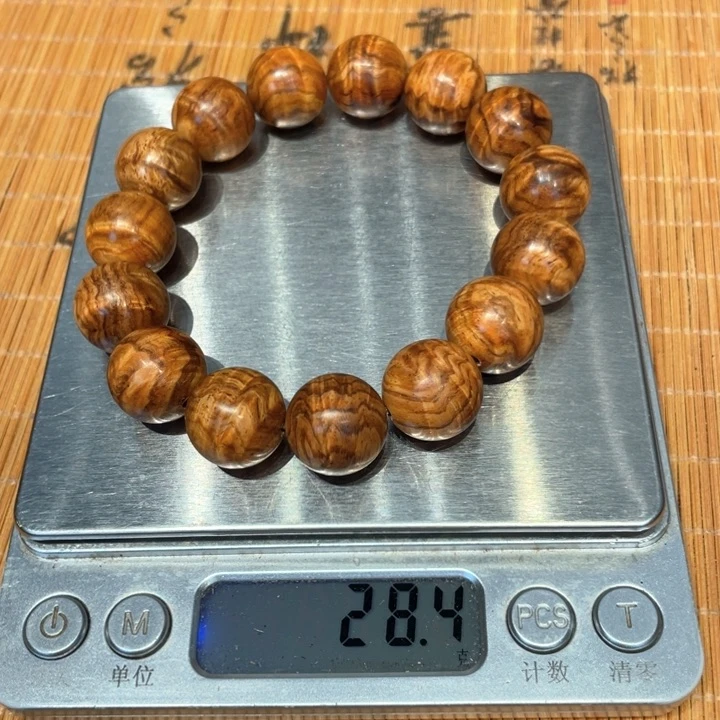 黄花梨/降香黄檀手串/手链2****Y海南黄花梨老料1.5