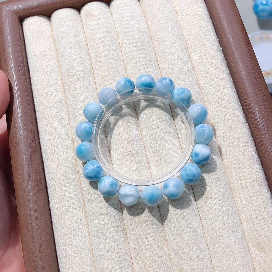 针钠钙石（海纹石）未镶嵌珠宝半成品