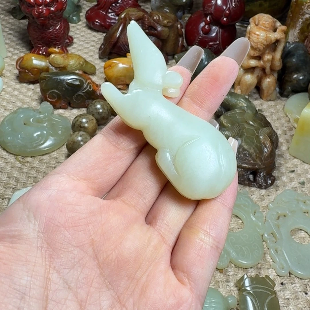 白玉菩提吊坠挂件