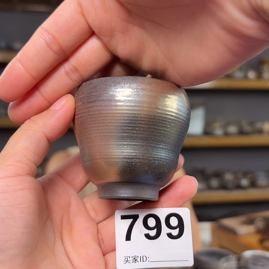 坭兴陶柴烧全手工原矿泥料杯