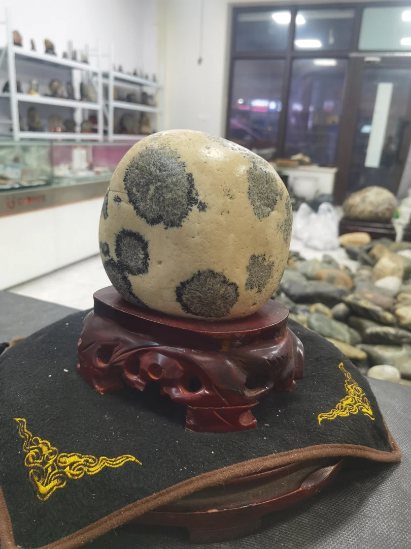 新疆额河奇石画面石观赏石天然画面石风景石家居摆件陶瓷《不包邮》