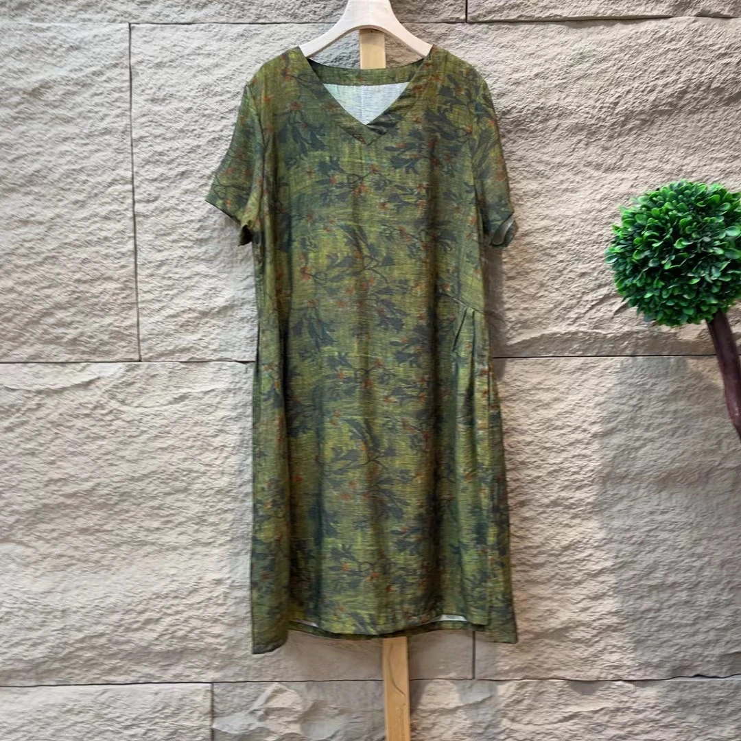 5216新款夏季气质减龄显瘦连衣裙QZ