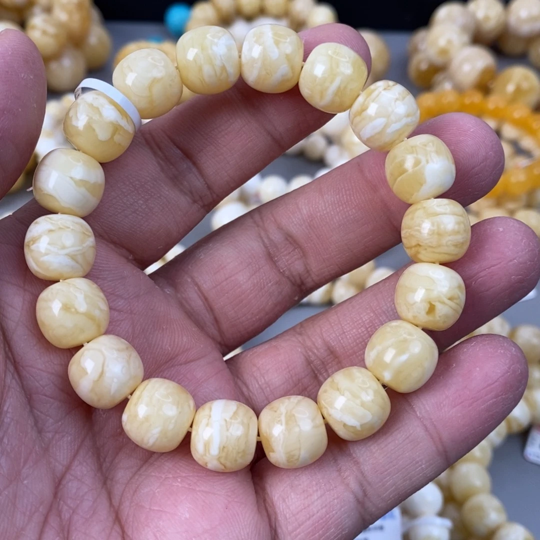 蜜蜡未镶嵌珠宝奇石12.5mm 21.1g