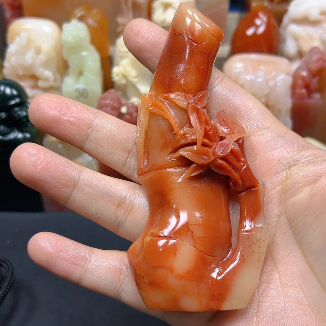 寿山石凌*印章雕刻工艺