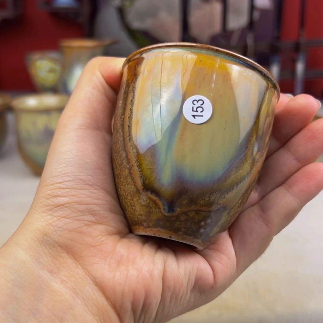 杯纯手工柴烧主人杯