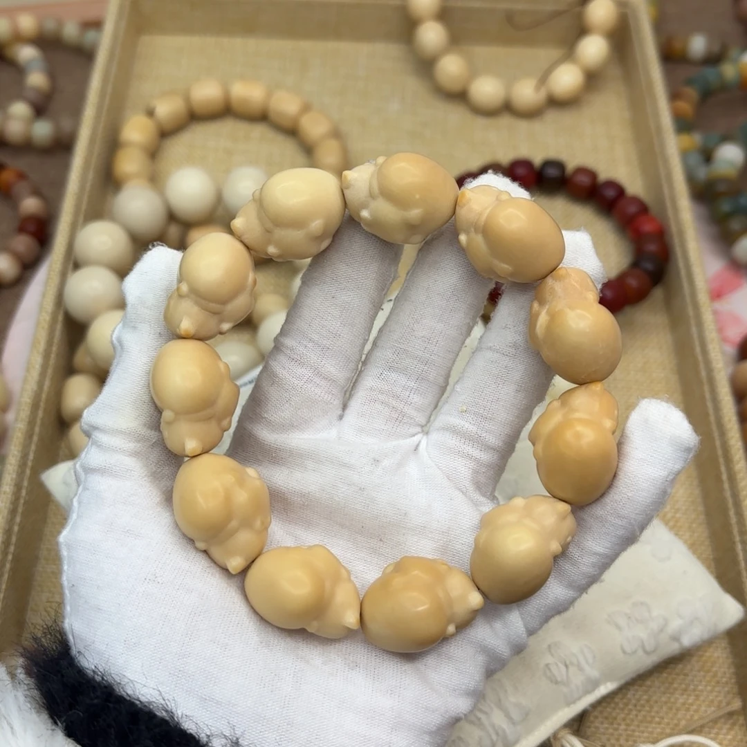 菩提根/象牙果吊坠牙果瑕疵机抛582