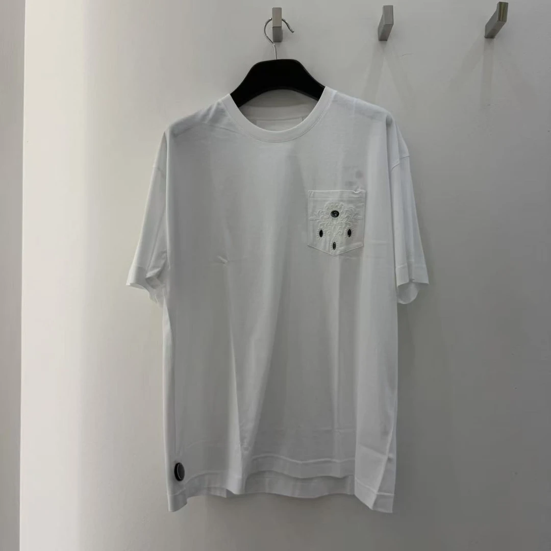 未使用 Givenchy/纪梵希 男士刺绣口袋休闲短袖