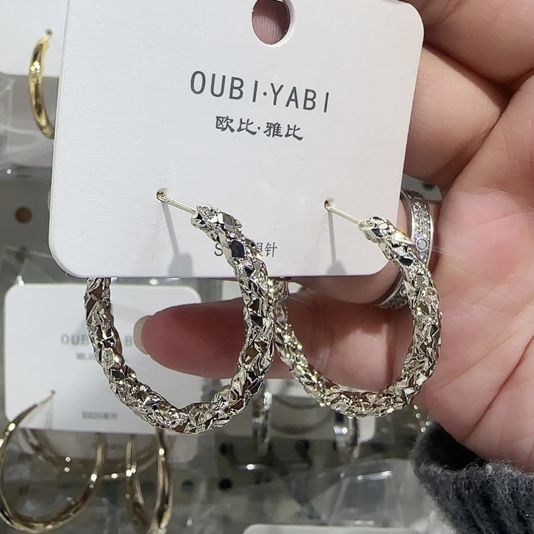 锆石纯铜合金枪色耳圈