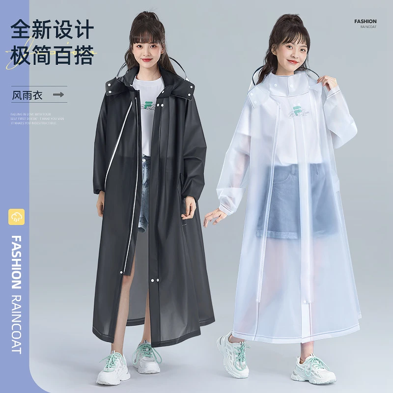 新款一次性成人长款一体式雨衣中学生男款外卖专用新型雨衣配靴子