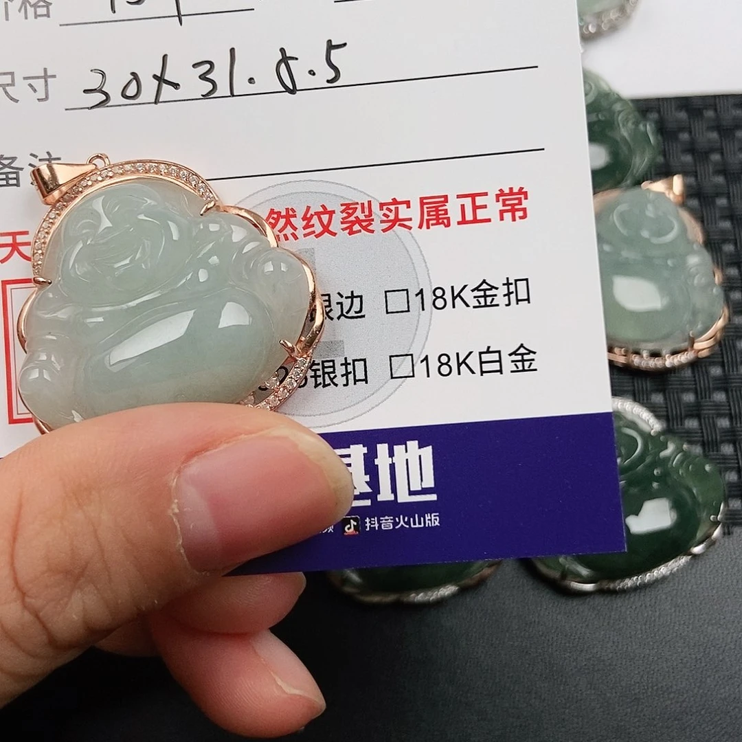 翡翠银S925镶嵌颈饰
