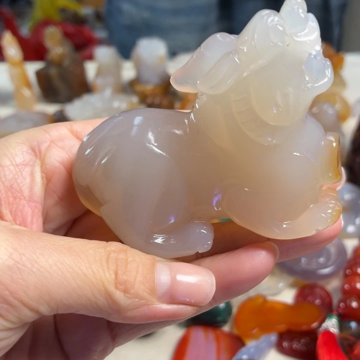 玛瑙/玉髓未镶嵌吊坠(不含链)