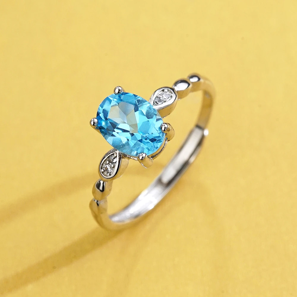 孤品托帕石戒指10533