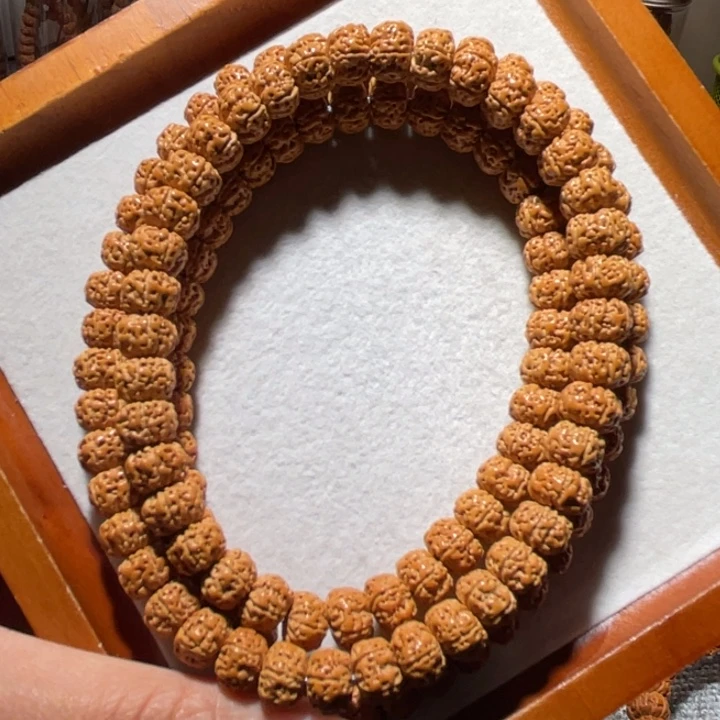 吊坠金刚菩提精品玉化皮质长串