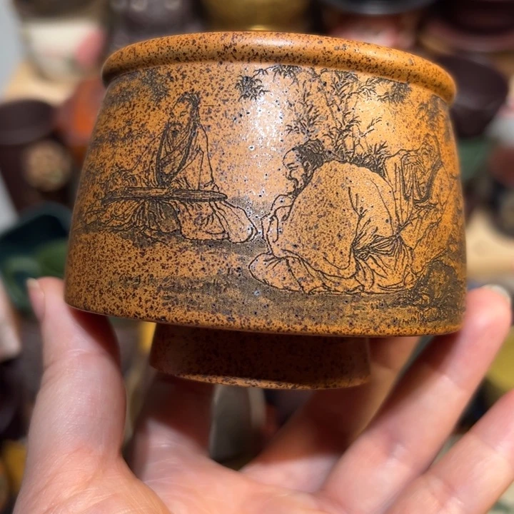 茶杯紫砂宜兴紫砂主人杯