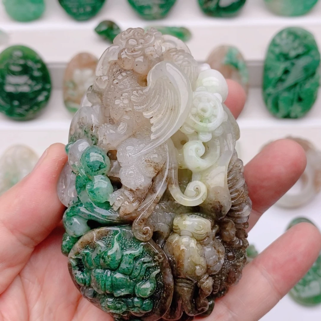 独山玉未镶嵌颈饰随*