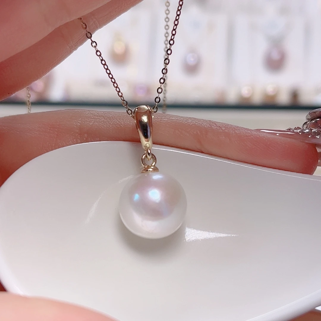 未镶嵌淡水珍珠吊坠(赠链)