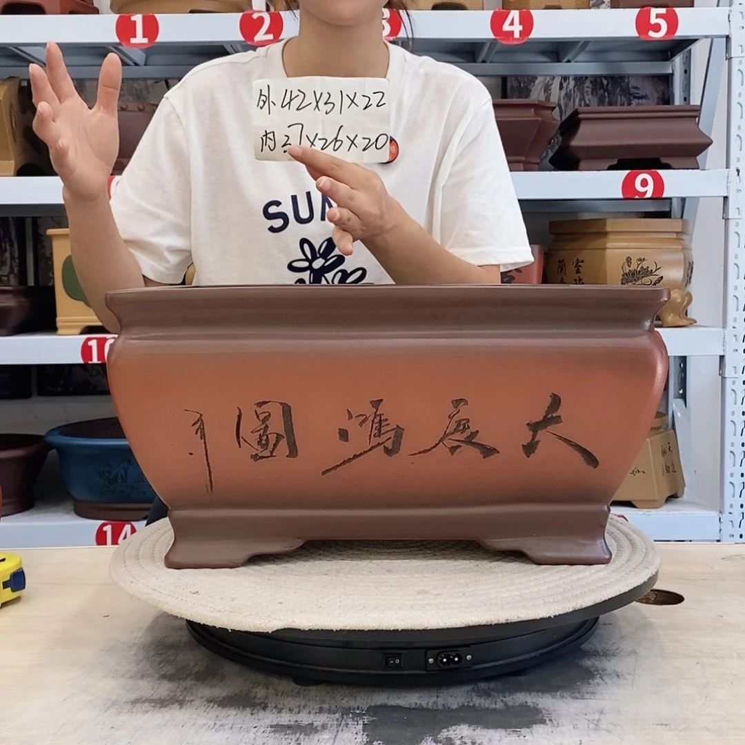 紫砂花盆紫砂花盆