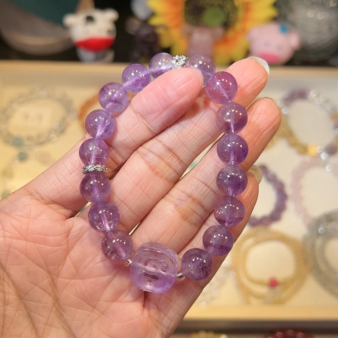 水晶手链未镶嵌紫