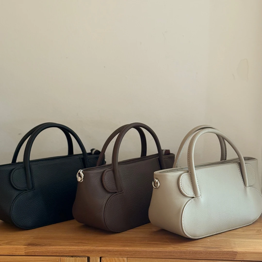 真皮轻奢休闲百搭女士单肩斜挎腋下包