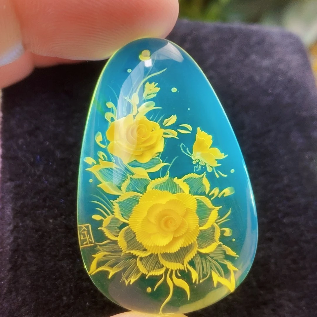 【闪购商品】金珀吊坠(不含链)未镶嵌
