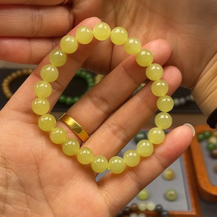 和田玉（糖玉）未镶嵌手链