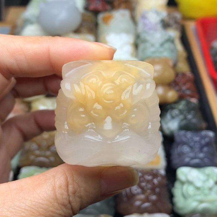 玛瑙/玉髓合金挂件