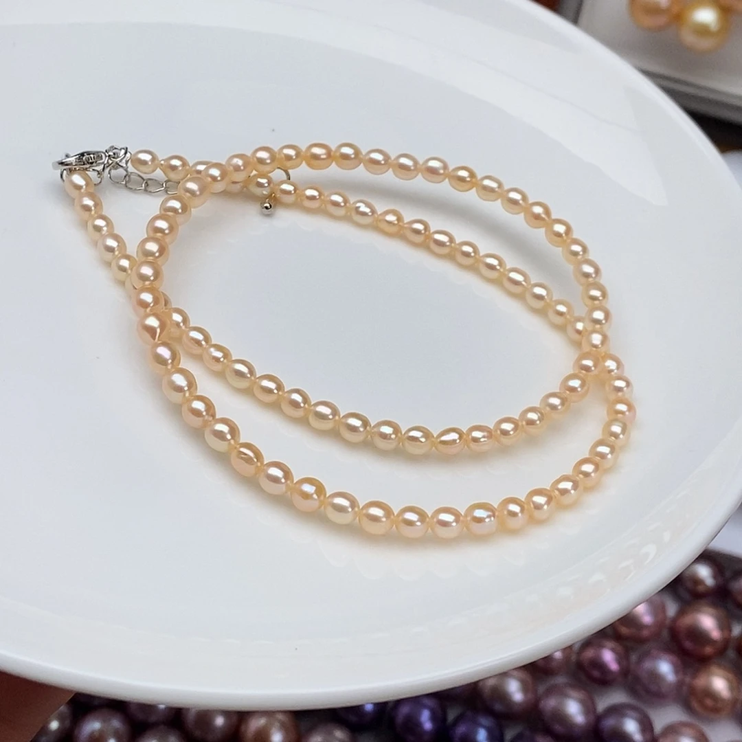 淡水珍珠合金颈饰