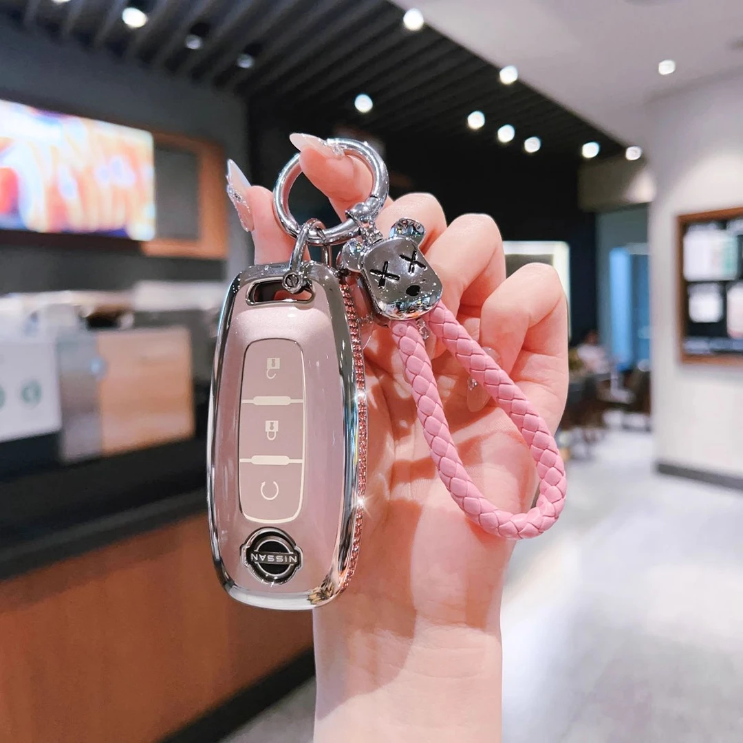 适用于日产天籁钥匙套轩逸14代2025款悦享版探陆奇骏荣耀汽车壳扣